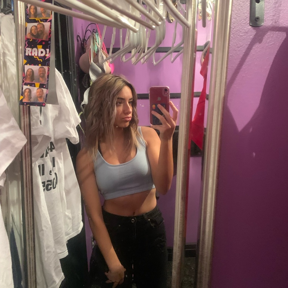 Blue tank top from shein size xs